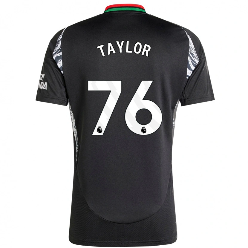 Danxen Bambino Maglia Kido Taylor Hart #76 Nero Kit Gara Away 2024/25 Maglietta