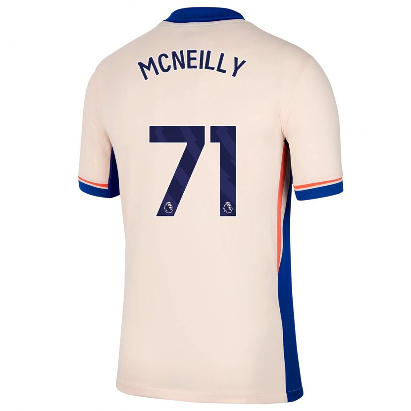Danxen Bambino Maglia Donnell Mcneilly #71 Beige Chiaro Kit Gara Away 2024/25 Maglietta