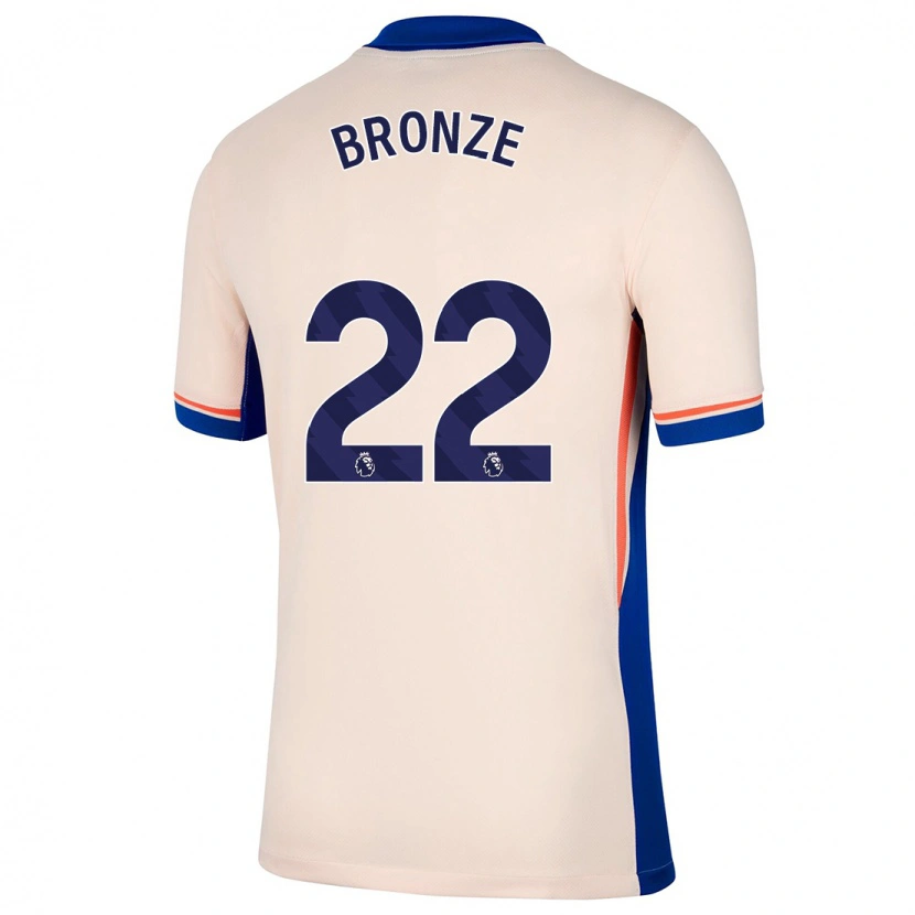 Danxen Bambino Maglia Lucy Bronze #22 Beige Chiaro Kit Gara Away 2024/25 Maglietta