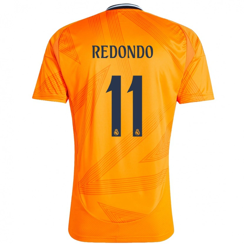 Danxen Bambino Maglia Alba Redondo #11 Arancione Kit Gara Away 2024/25 Maglietta
