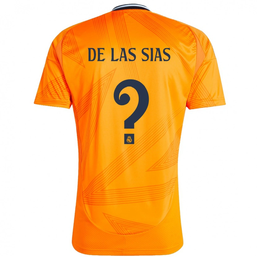 Danxen Bambino Maglia Marcos De Las Sias #0 Arancione Kit Gara Away 2024/25 Maglietta