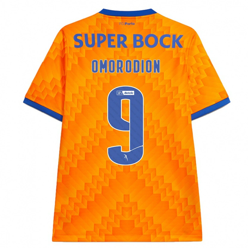 Danxen Bambino Maglia Samu Omorodion #9 Arancione Kit Gara Away 2024/25 Maglietta