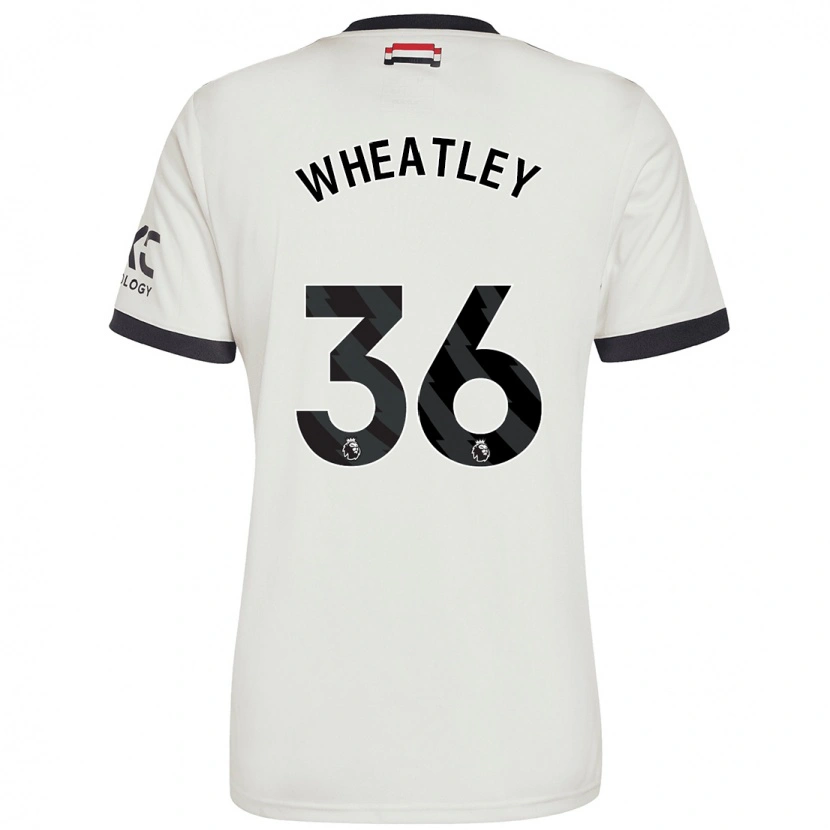 Danxen Bambino Maglia Ethan Wheatley #36 Bianco Sporco Kit Gara Third 2024/25 Maglietta