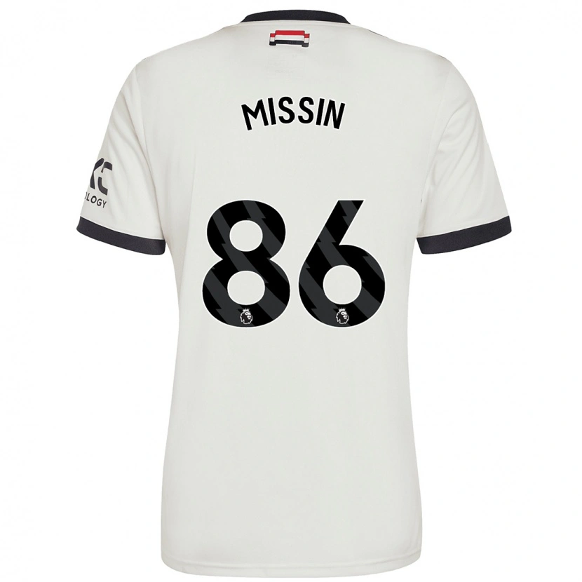 Danxen Bambino Maglia Ashton Missin #86 Bianco Sporco Kit Gara Third 2024/25 Maglietta