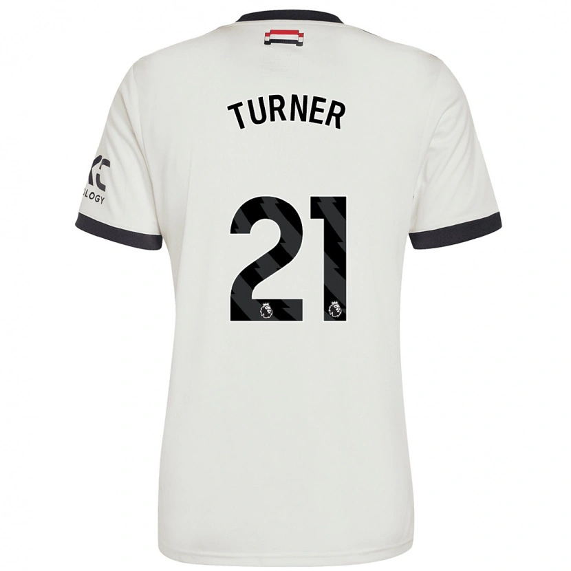 Danxen Bambino Maglia Millie Turner #21 Bianco Sporco Kit Gara Third 2024/25 Maglietta