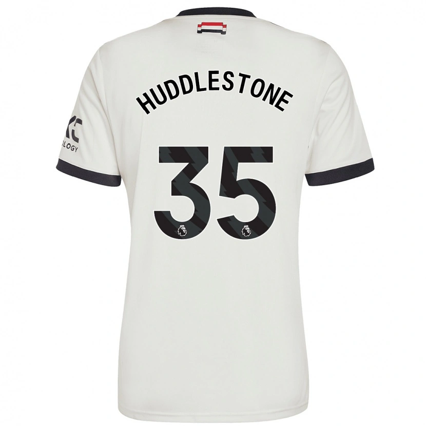 Danxen Bambino Maglia Tom Huddlestone #35 Bianco Sporco Kit Gara Third 2024/25 Maglietta