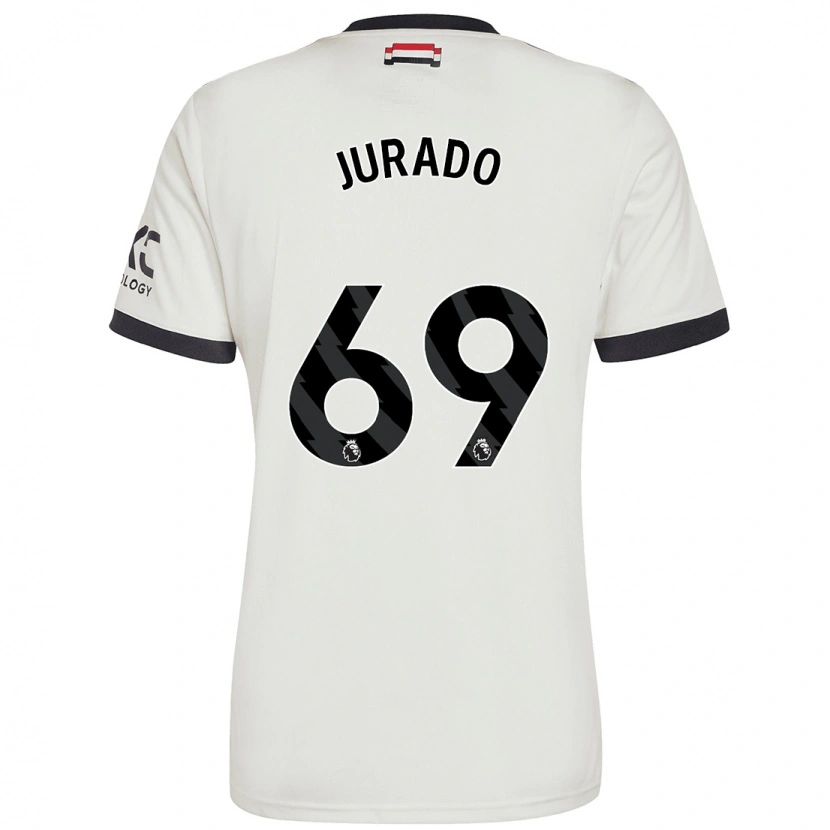 Danxen Bambino Maglia Marc Jurado #69 Bianco Sporco Kit Gara Third 2024/25 Maglietta