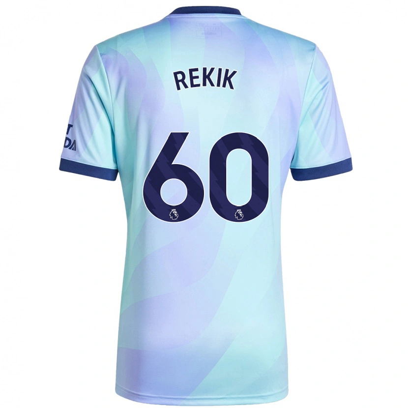 Danxen Bambino Maglia Omar Rekik #60 Acquamarina Kit Gara Third 2024/25 Maglietta