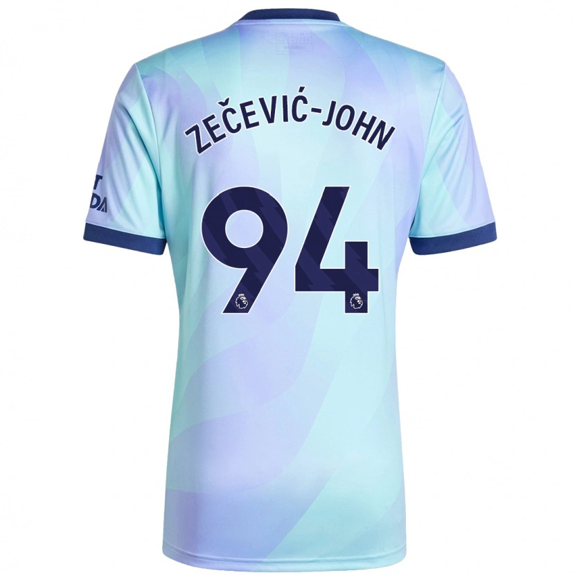 Danxen Bambino Maglia Louis Zečević-John #94 Acquamarina Kit Gara Third 2024/25 Maglietta