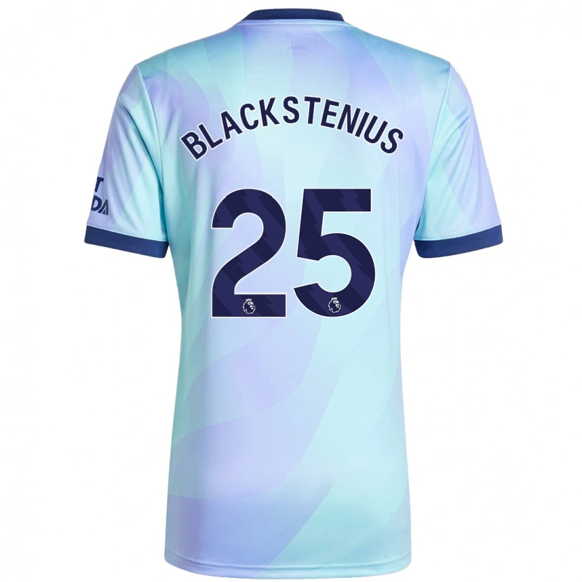 Danxen Bambino Maglia Stina Blackstenius #25 Acquamarina Kit Gara Third 2024/25 Maglietta