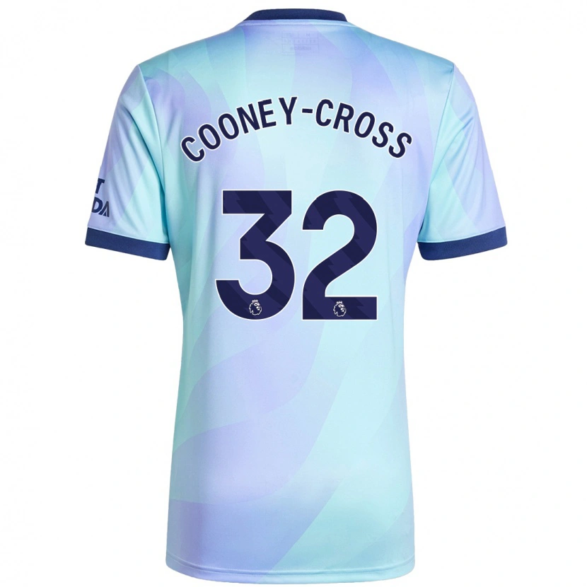 Danxen Bambino Maglia Kyra Cooney-Cross #32 Acquamarina Kit Gara Third 2024/25 Maglietta
