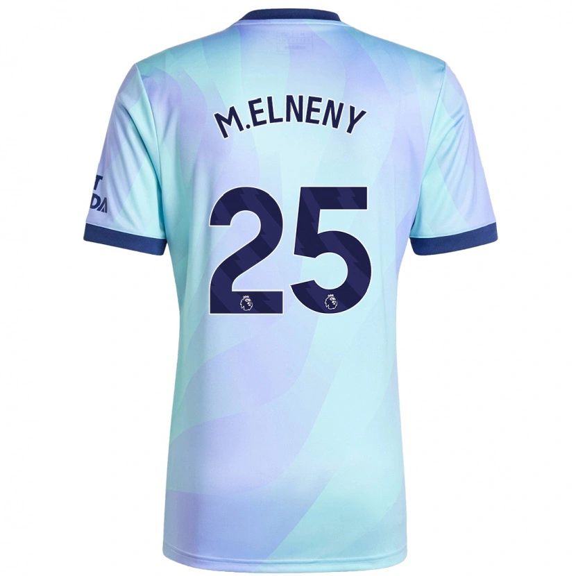 Danxen Bambino Maglia Mohamed Elneny #25 Acquamarina Kit Gara Third 2024/25 Maglietta
