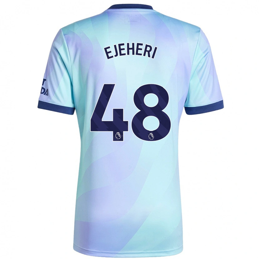 Danxen Bambino Maglia Ovie Ejeheri #48 Acquamarina Kit Gara Third 2024/25 Maglietta