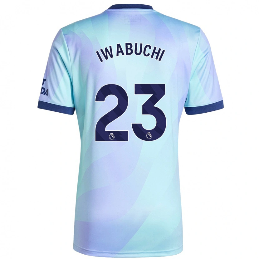 Danxen Bambino Maglia Mana Iwabuchi #23 Acquamarina Kit Gara Third 2024/25 Maglietta