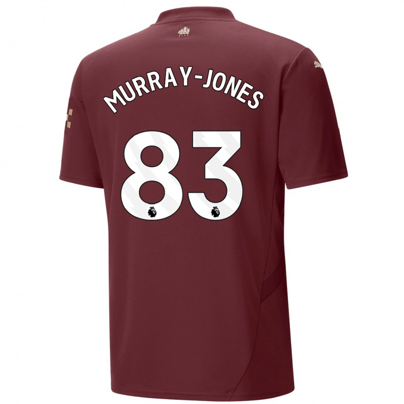 Danxen Bambino Maglia George Murray-Jones #83 Marrone Kit Gara Third 2024/25 Maglietta