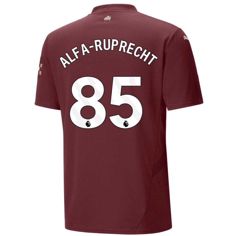 Danxen Bambino Maglia Farid Alfa-Ruprecht #85 Marrone Kit Gara Third 2024/25 Maglietta
