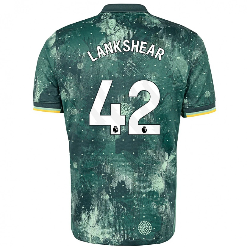 Danxen Bambino Maglia Will Lankshear #42 Verde Menta Kit Gara Third 2024/25 Maglietta