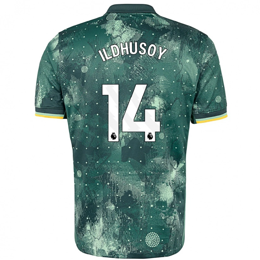 Danxen Bambino Maglia Celin Bizet Ildhusøy #14 Verde Menta Kit Gara Third 2024/25 Maglietta