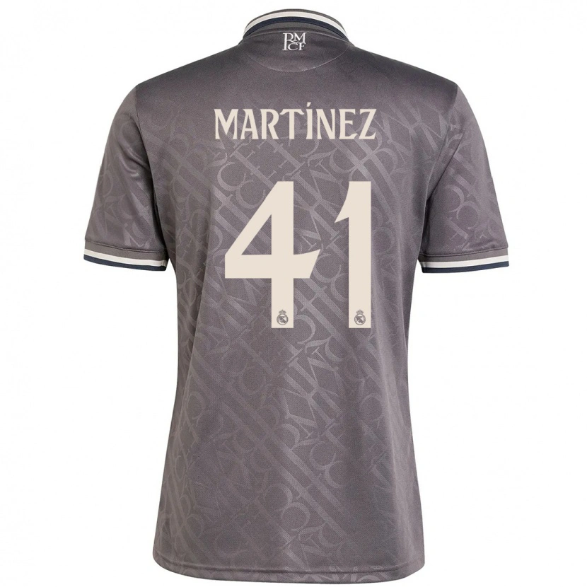 Danxen Bambino Maglia Joan Martínez #41 Antracite Kit Gara Third 2024/25 Maglietta