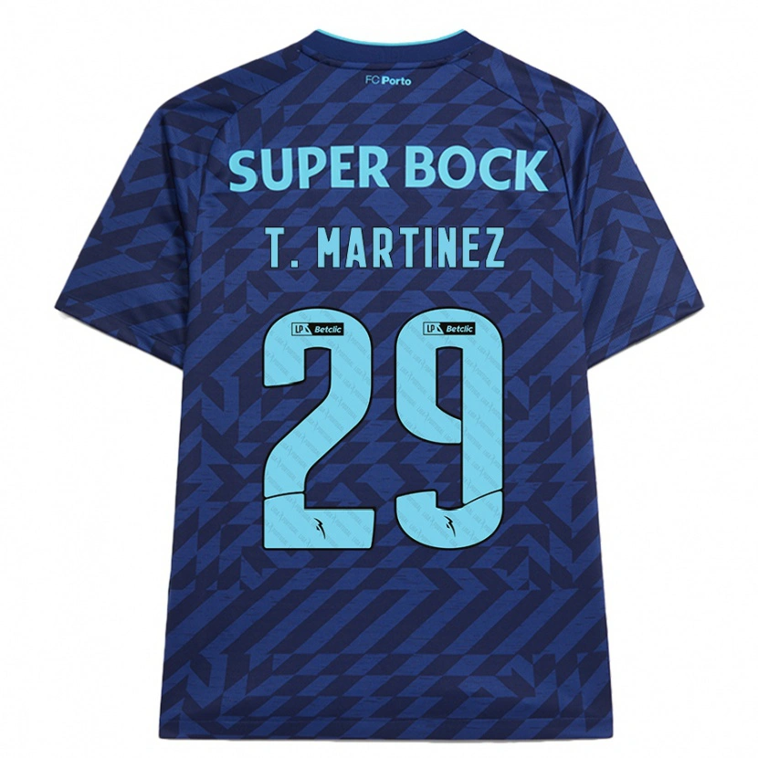 Danxen Bambino Maglia Toni Martínez #29 Blu Navy Kit Gara Third 2024/25 Maglietta