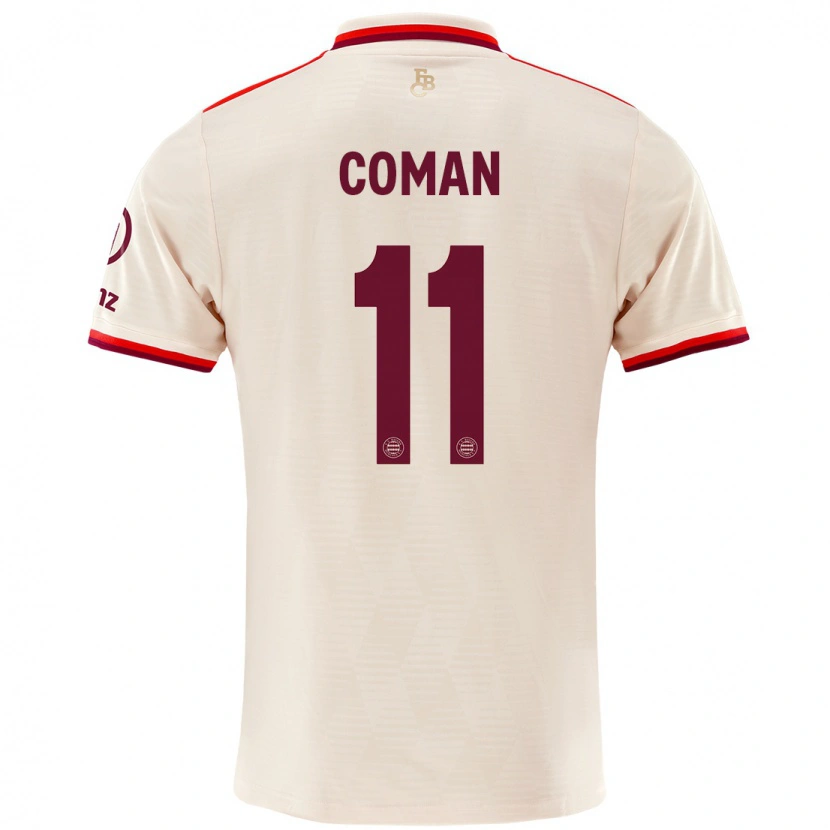 Danxen Bambino Maglia Kingsley Coman #11 Lino Kit Gara Third 2024/25 Maglietta