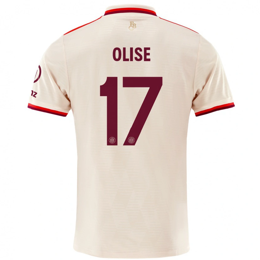 Danxen Bambino Maglia Michael Olise #17 Lino Kit Gara Third 2024/25 Maglietta