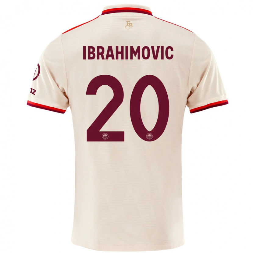 Danxen Bambino Maglia Arijon Ibrahimovic #20 Lino Kit Gara Third 2024/25 Maglietta