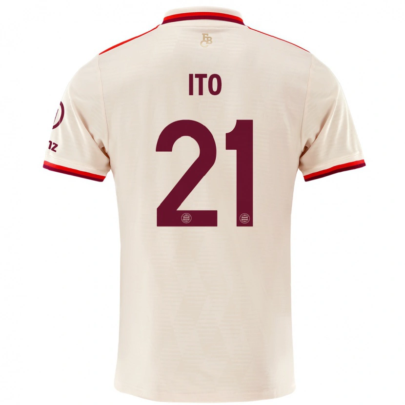 Danxen Bambino Maglia Hiroki Ito #21 Lino Kit Gara Third 2024/25 Maglietta