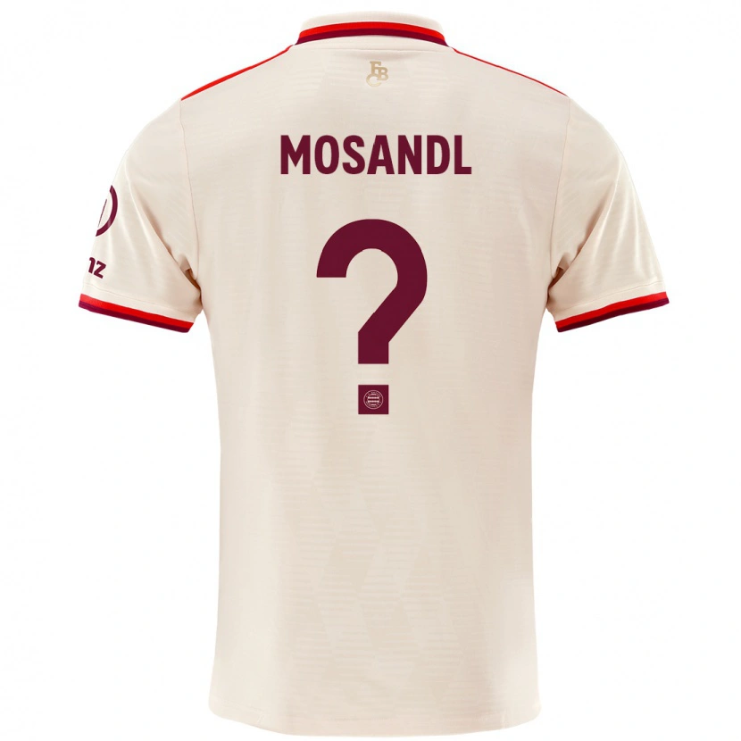 Danxen Bambino Maglia Moritz Mosandl #0 Lino Kit Gara Third 2024/25 Maglietta