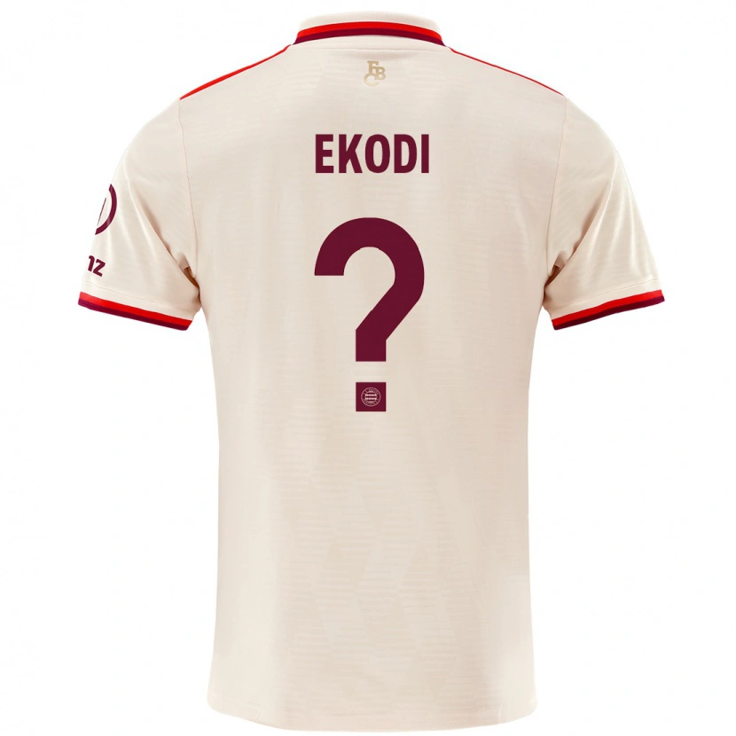 Danxen Bambino Maglia Michel Ekodi #0 Lino Kit Gara Third 2024/25 Maglietta