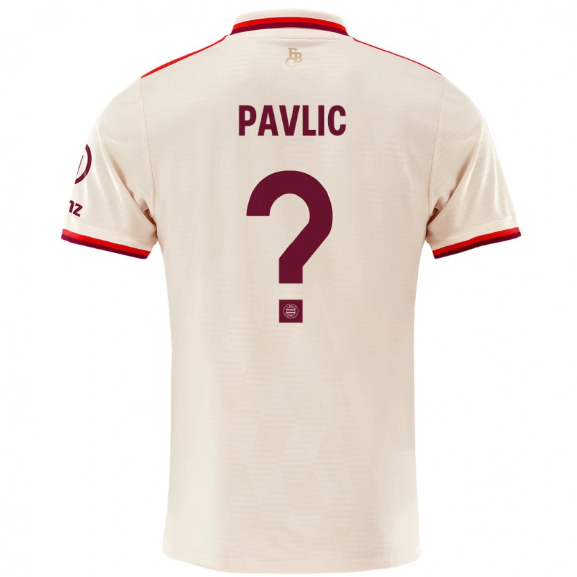 Danxen Bambino Maglia Raphael Pavlic #0 Lino Kit Gara Third 2024/25 Maglietta