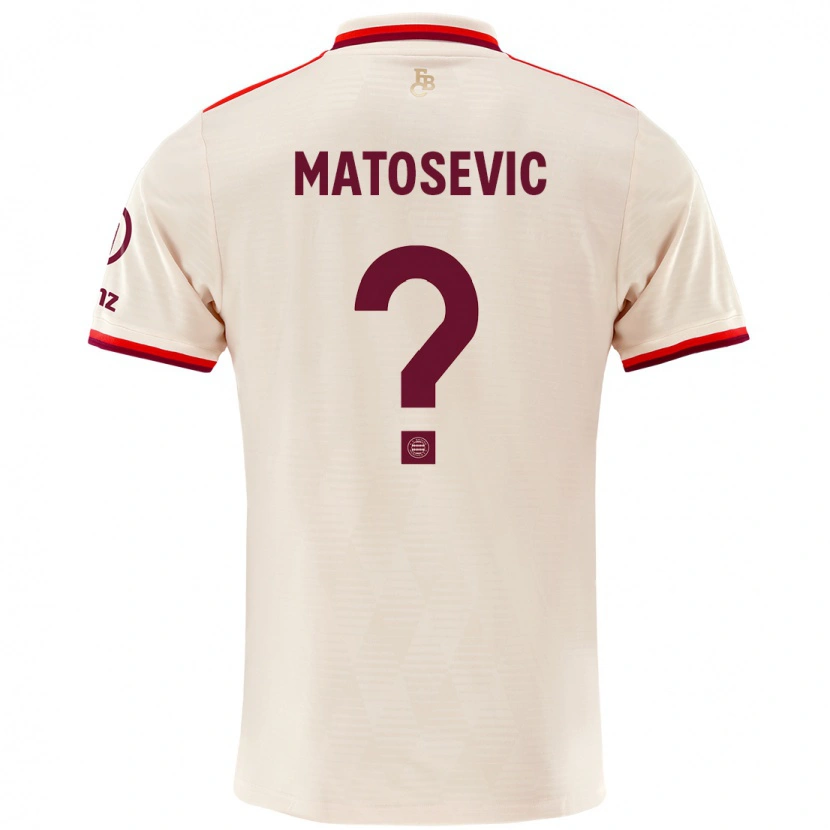 Danxen Bambino Maglia Michael Matosevic #0 Lino Kit Gara Third 2024/25 Maglietta