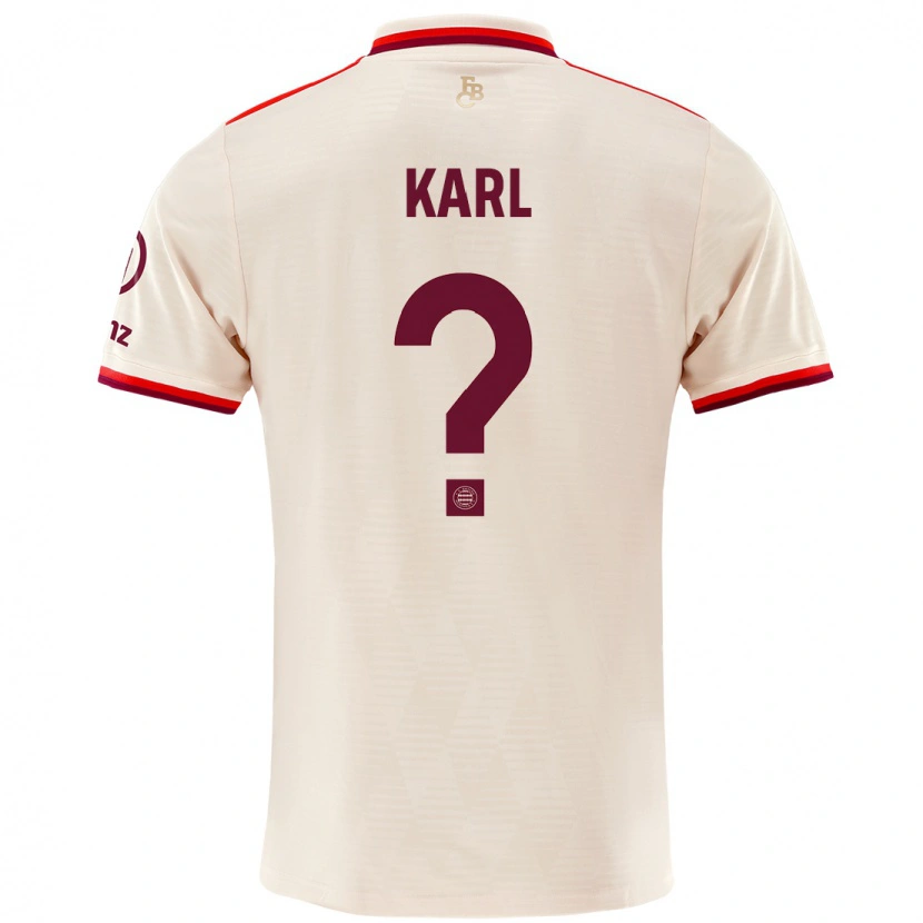 Danxen Bambino Maglia Lennart Karl #0 Lino Kit Gara Third 2024/25 Maglietta