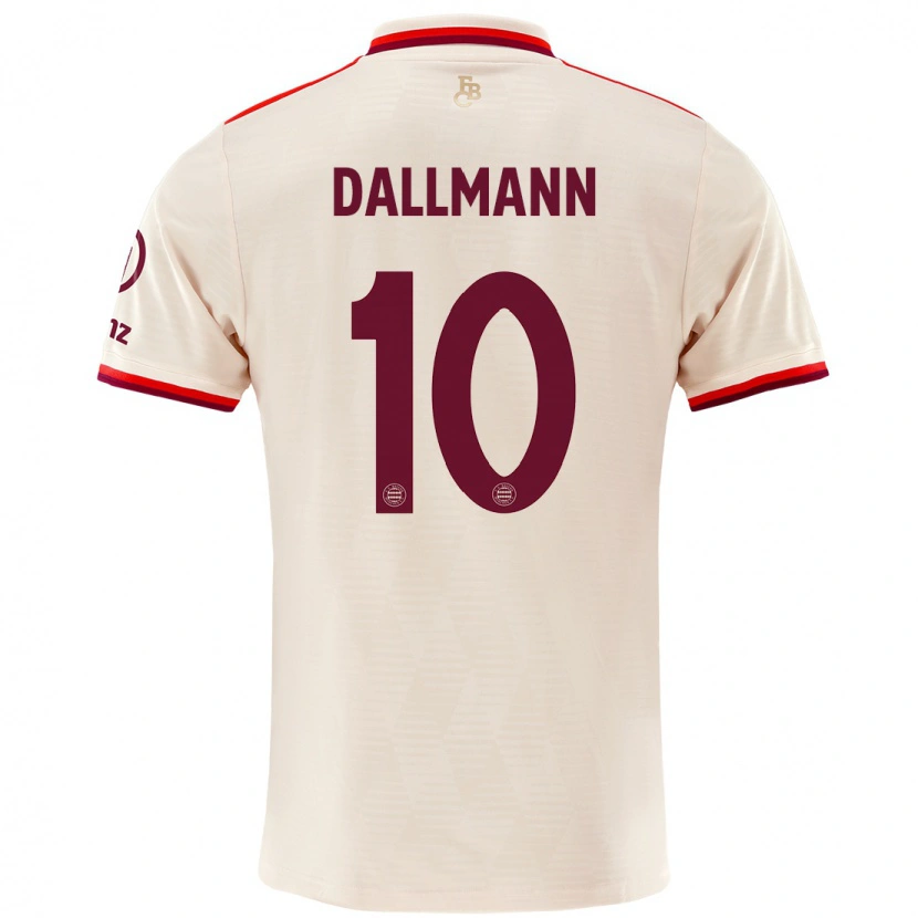 Danxen Bambino Maglia Linda Dallmann #10 Lino Kit Gara Third 2024/25 Maglietta