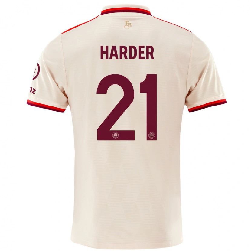 Danxen Bambino Maglia Pernille Harder #21 Lino Kit Gara Third 2024/25 Maglietta