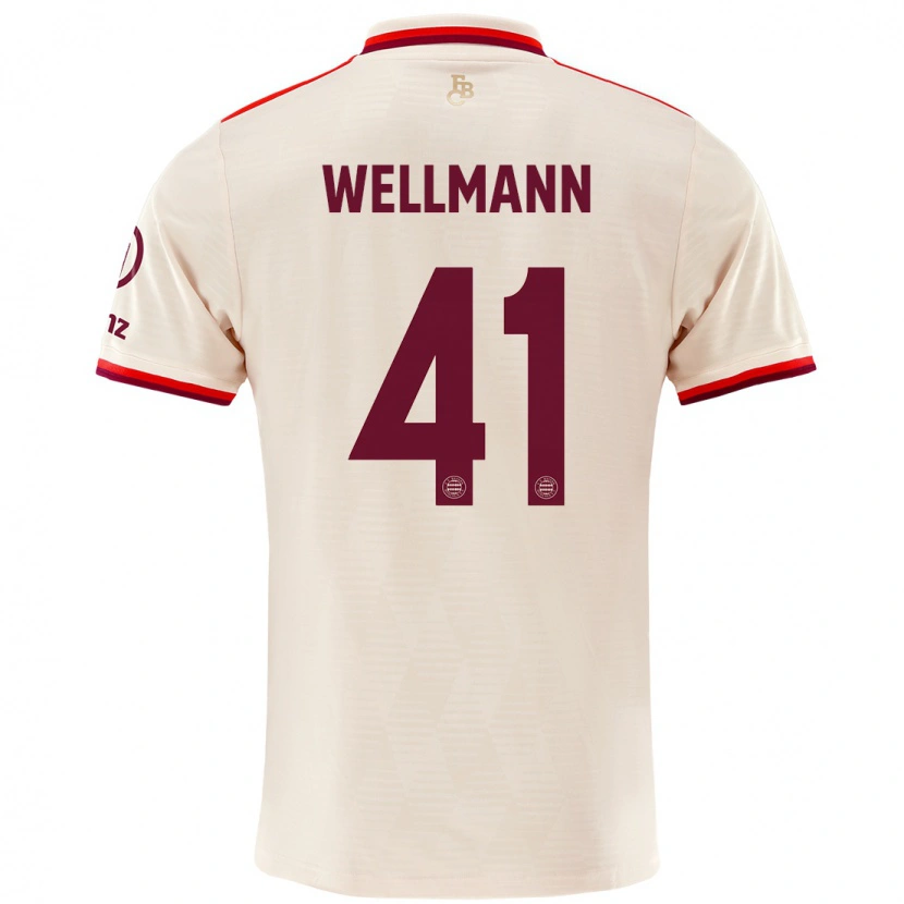 Danxen Bambino Maglia Anna Wellmann #41 Lino Kit Gara Third 2024/25 Maglietta