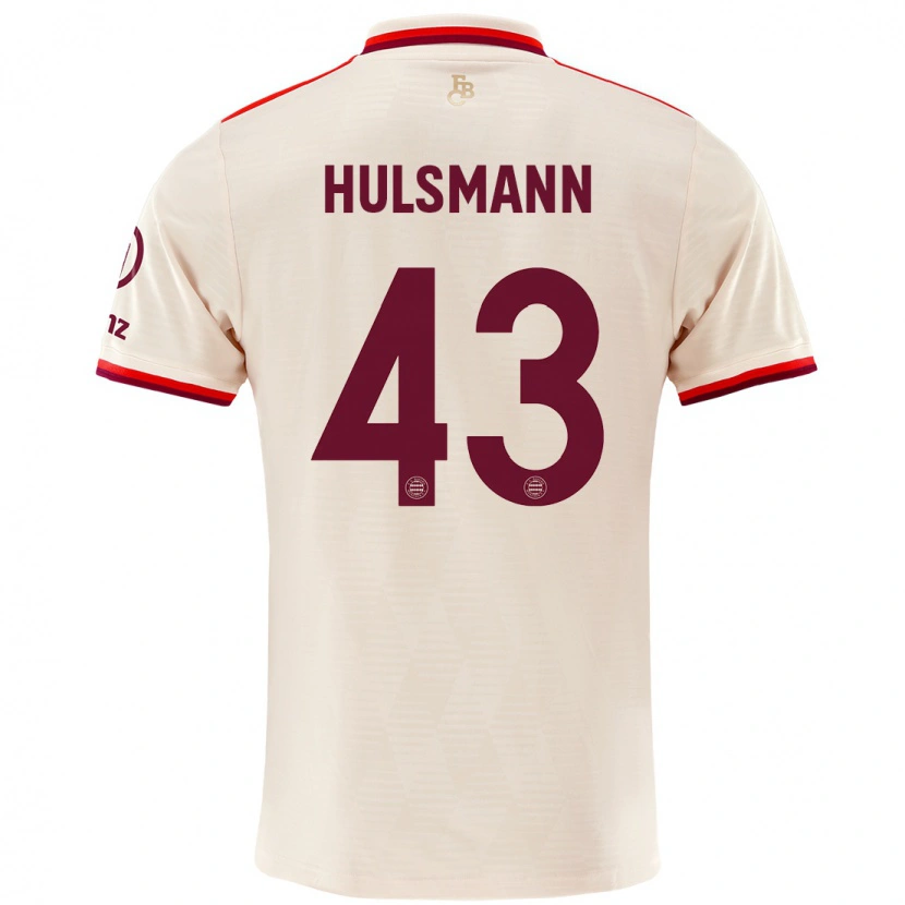 Danxen Bambino Maglia Tom Hülsmann #43 Lino Kit Gara Third 2024/25 Maglietta
