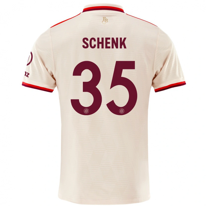 Danxen Bambino Maglia Johannes Schenk #35 Lino Kit Gara Third 2024/25 Maglietta