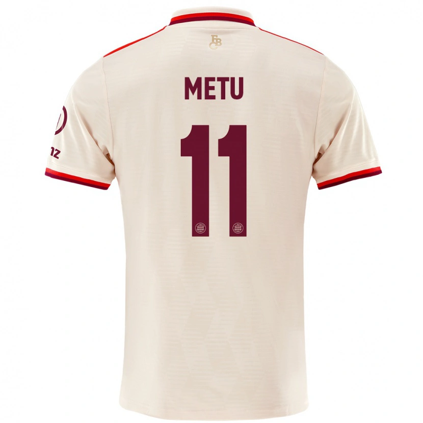Danxen Bambino Maglia Emilian Metu #11 Lino Kit Gara Third 2024/25 Maglietta
