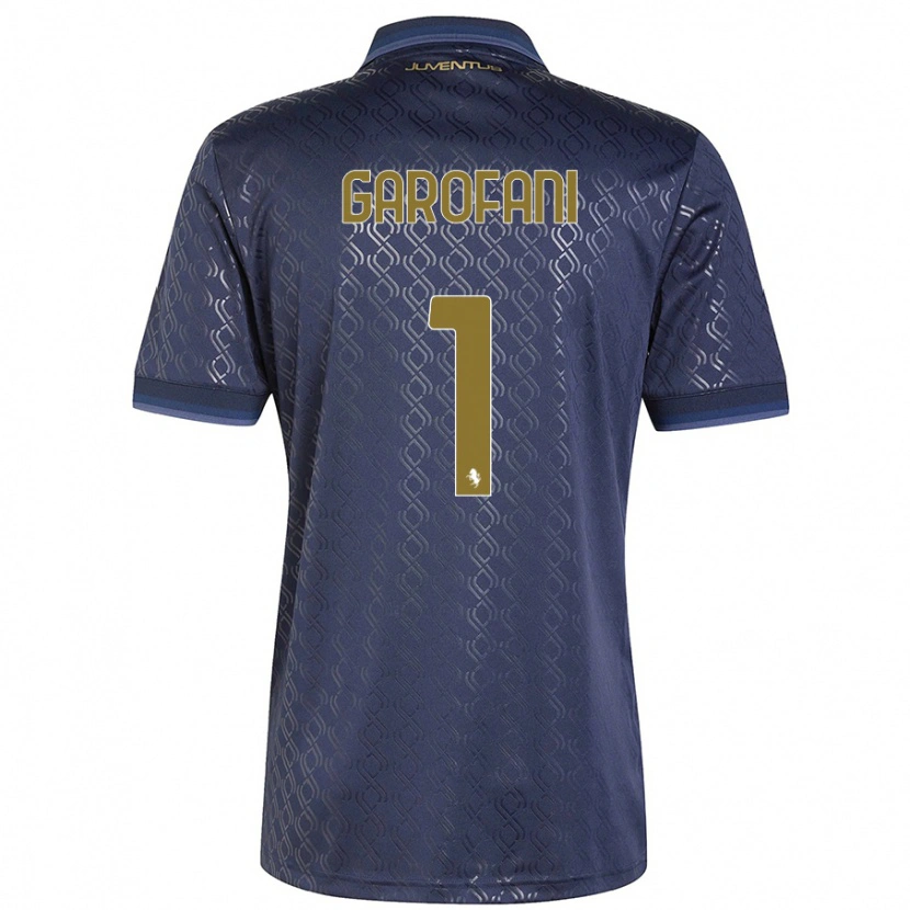 Danxen Bambino Maglia Giovanni Garofani #1 Blu Navy Kit Gara Third 2024/25 Maglietta