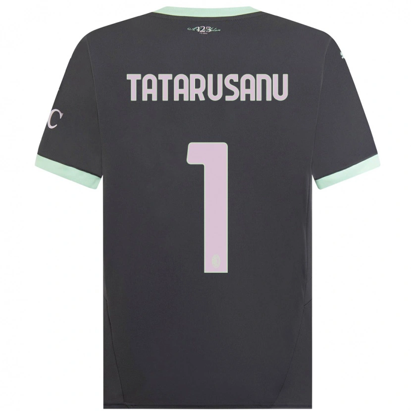 Danxen Bambino Maglia Ciprian Tatarusanu #1 Grigio Kit Gara Third 2024/25 Maglietta