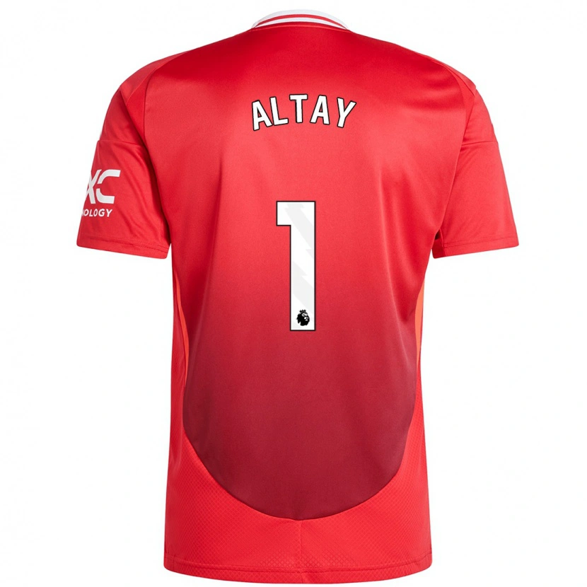 Danxen Uomo Maglia Altay Bayındır #1 Rosso Brillante Kit Gara Home 2024/25 Maglietta