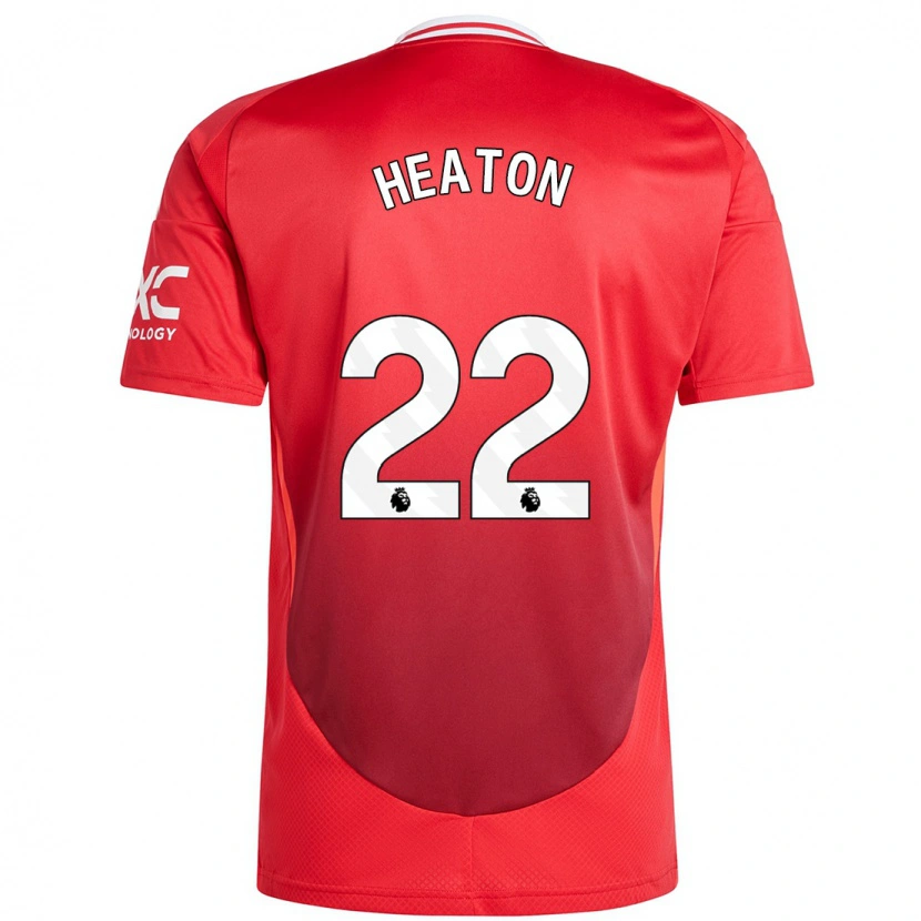 Danxen Uomo Maglia Tom Heaton #22 Rosso Brillante Kit Gara Home 2024/25 Maglietta