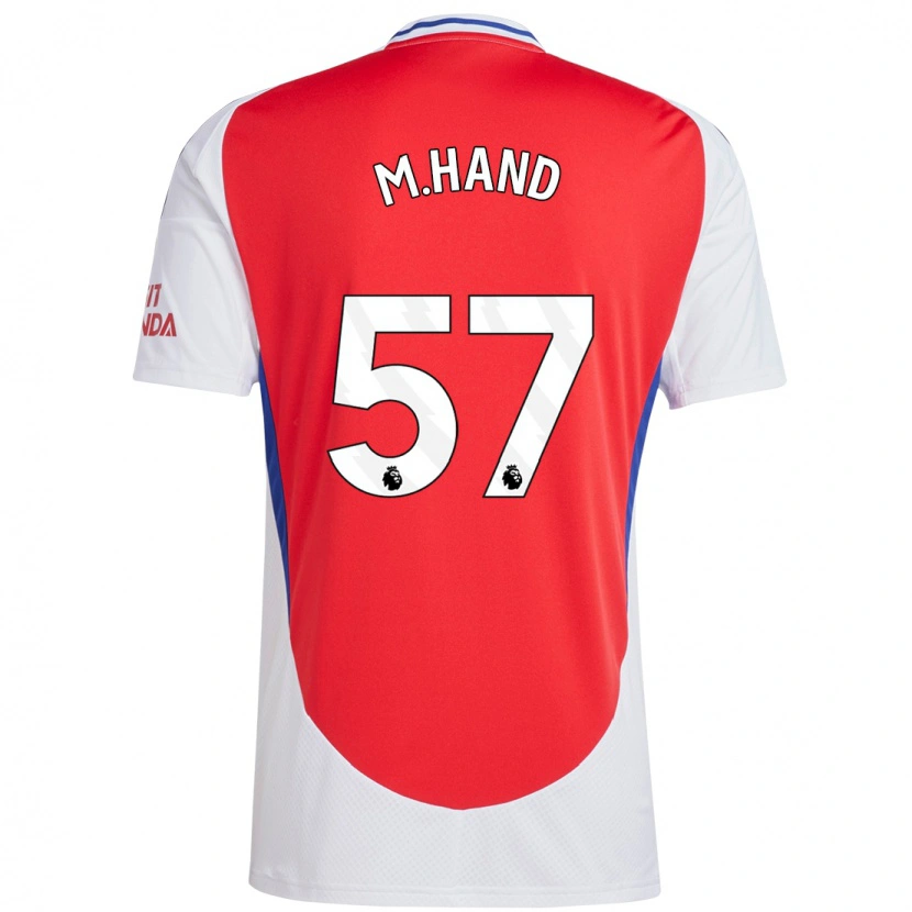 Danxen Uomo Maglia Ismail Oulad M'hand #57 Rosso Bianco Kit Gara Home 2024/25 Maglietta