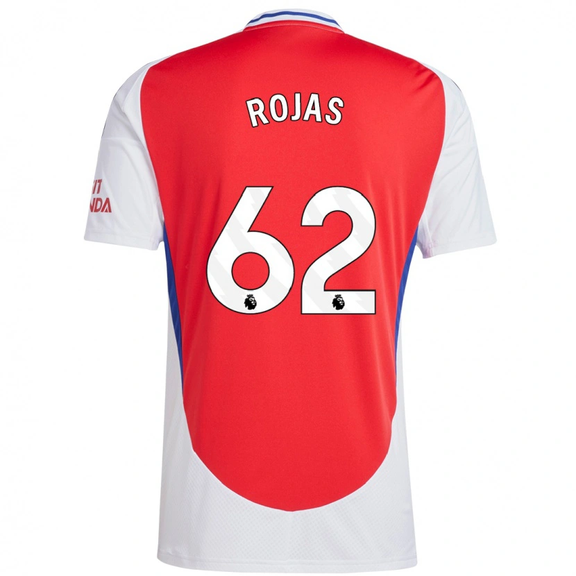 Danxen Uomo Maglia Alexei Rojas #62 Rosso Bianco Kit Gara Home 2024/25 Maglietta