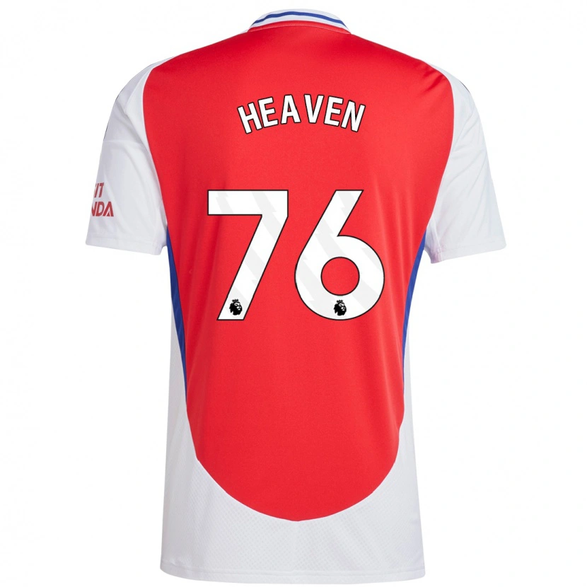 Danxen Uomo Maglia Ayden Heaven #76 Rosso Bianco Kit Gara Home 2024/25 Maglietta