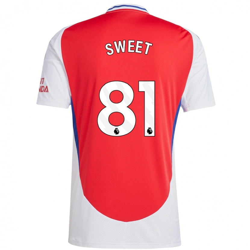 Danxen Uomo Maglia Will Sweet #81 Rosso Bianco Kit Gara Home 2024/25 Maglietta