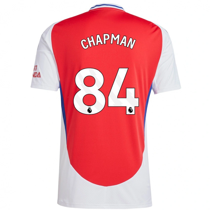 Danxen Uomo Maglia Samuel Chapman #84 Rosso Bianco Kit Gara Home 2024/25 Maglietta