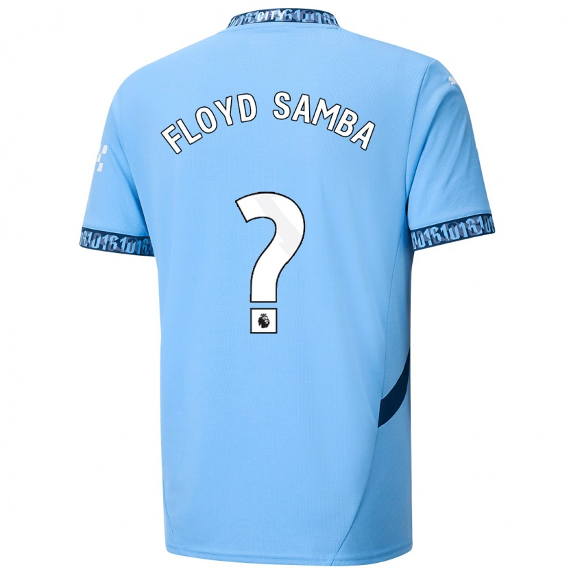Danxen Uomo Maglia Floyd Samba #0 Blu Navy Kit Gara Home 2024/25 Maglietta