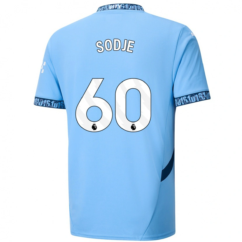 Danxen Uomo Maglia Tai Sodje #60 Blu Navy Kit Gara Home 2024/25 Maglietta